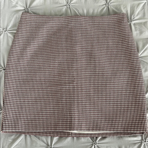 Express Brown and White Mini Pencil Skirt - Picture 1 of 7